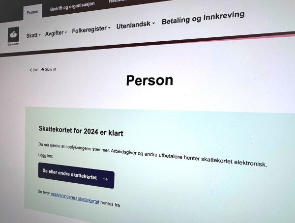 Rekordmange har allereie sjekka skattekortet
