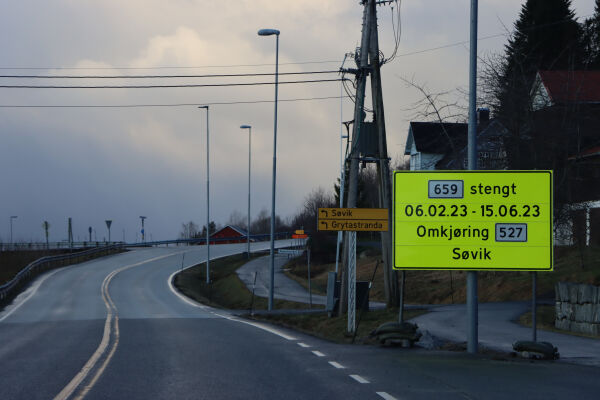 Betre skilting på plass