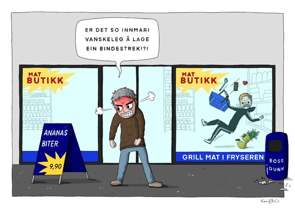 Eg blir så eitrande …