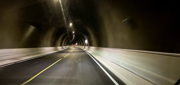 Nogvafjordtunnelen var stengt