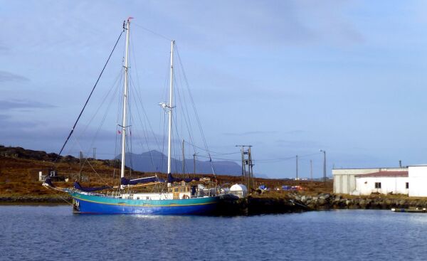 Nederlansk båt på Lepsøy