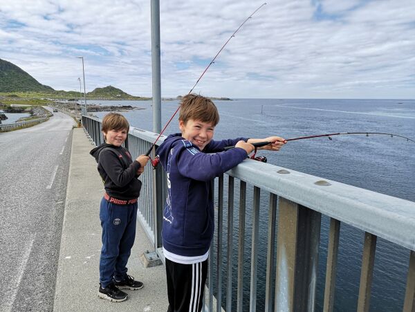 Fiskelykke gav sprellande sei i middagsgryta