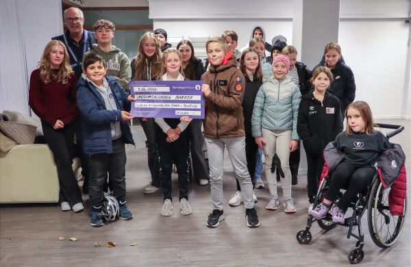 Over ein halv million i pengegåve