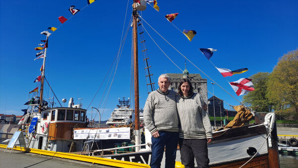 Feira frigjeringsdagen på Shetland om bord i historisk skip