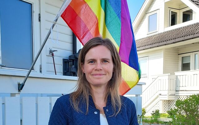 Eg har kjøpt meg Pride flagg!