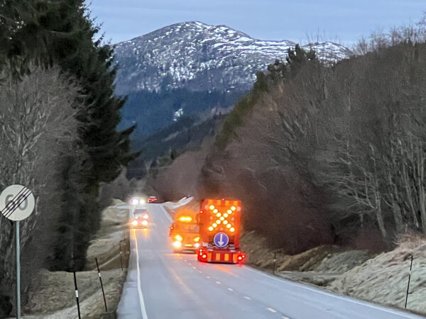 Trafikkulykke på Vatneeidet