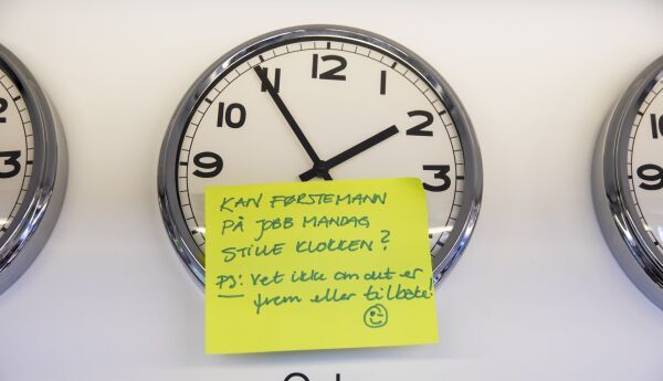 Søndag skjer det igjen – difor stiller vi klokka