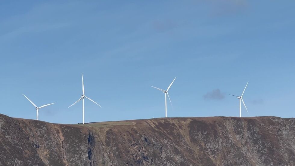 Vindkraftanlegga på Haramsfjellet
