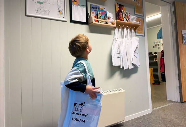 Søvik barnehage har fått eige bibliotek