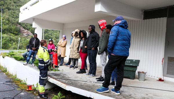 Fekk viktig brannvernundervising