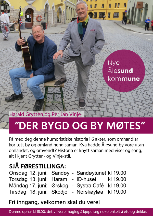 Der bygd og  by møtast