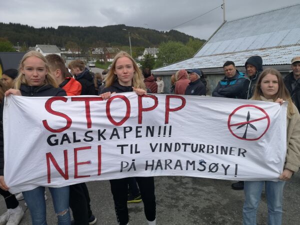 Ungdommen reiser seg mot vindkraftutbygging
