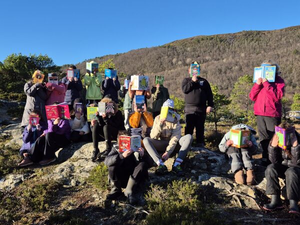 Femteklassingane tjuvstarta leseveka