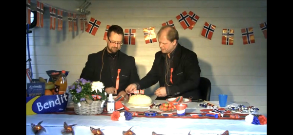Køyrer livesending med Kahoot og band