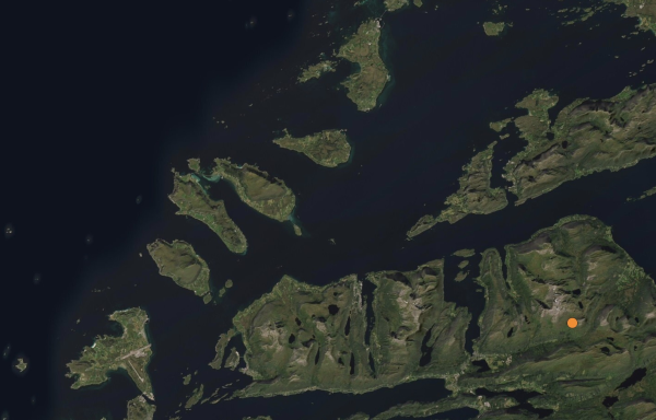 Jordskjelv nordaust for Vatne