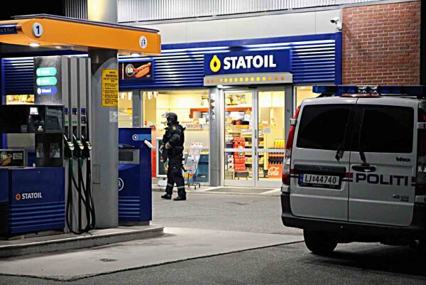 Væpna ran på Statoil i Brattvåg