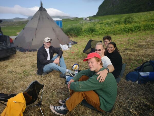 Strålande teltvêr