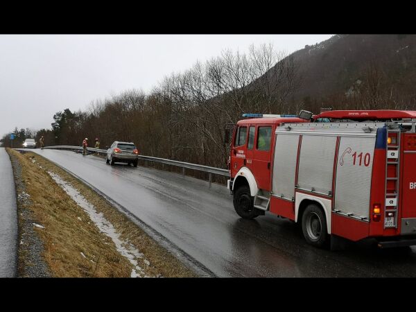 MC-førar skadd i trafikkulykke i Brattvåg