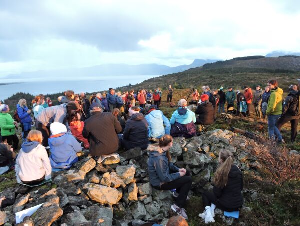 Nasjonal vardebrenning på Haramsøya