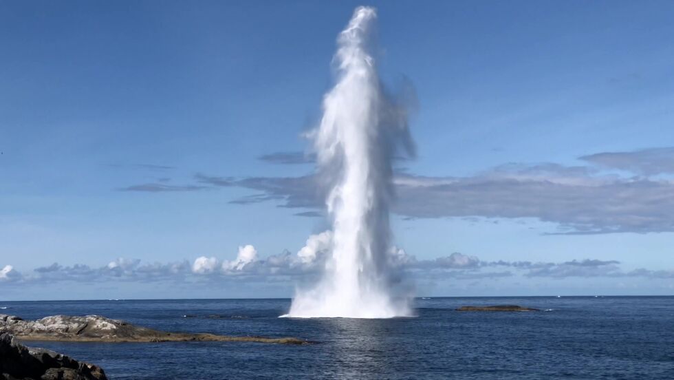 Spektakulær sprenging