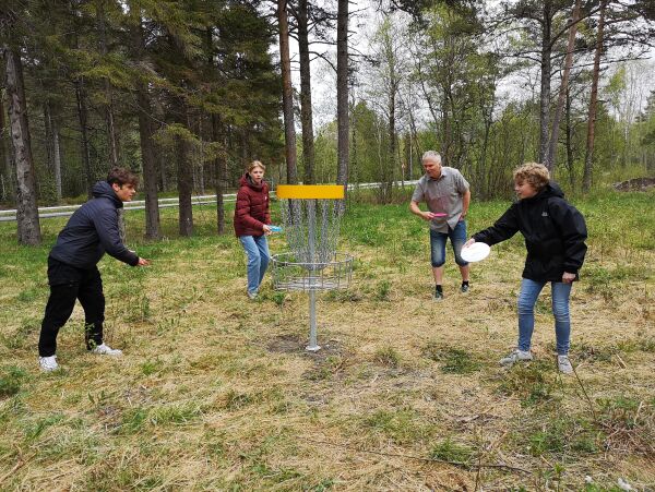 Hjorteproblem for frisbeegolfbane på Eidet
