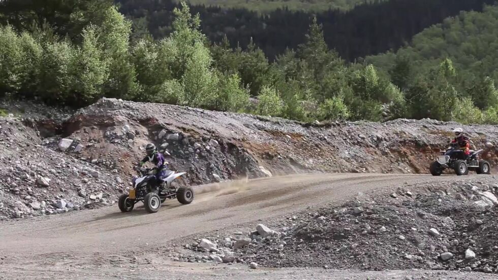 ATV-køyring på Vatne
