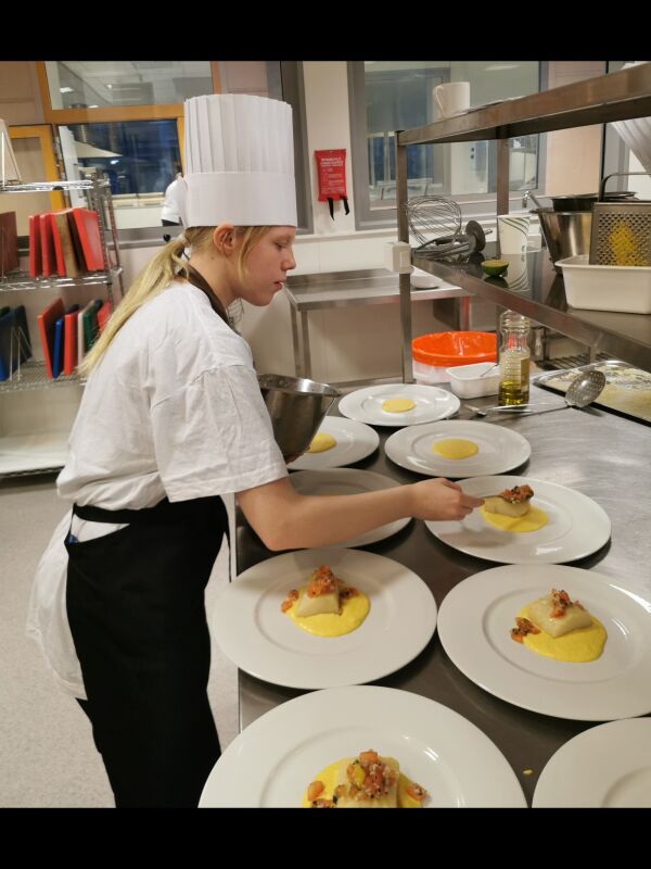 Kokkespirer serverte gourmetmåltid