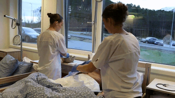Simulerings--dokka Signe er godt i gong på HVS