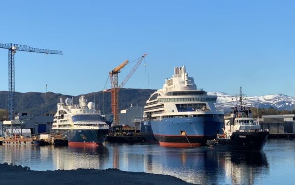 Polarcruiseskip på plass i Søvika