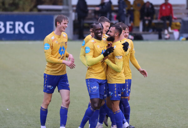 Skåra mål kvart 84. minutt