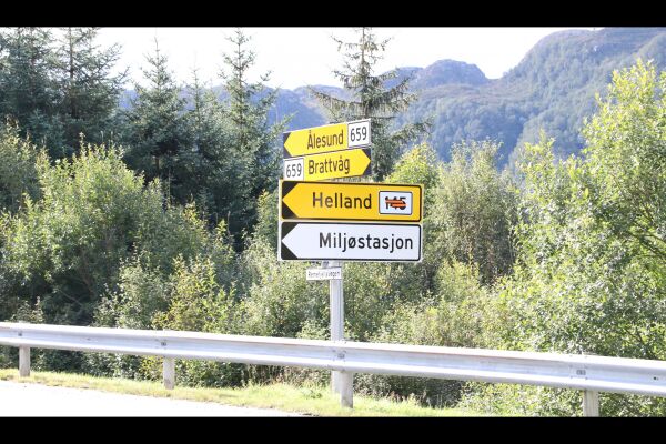 Derfor er vegnummeret til Helland er overstroke