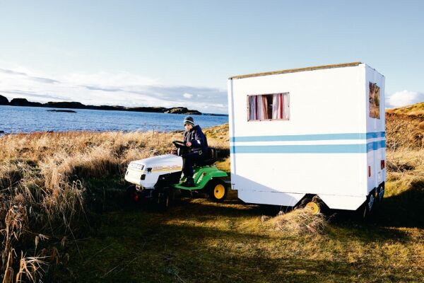 Bygde seg campingvogn