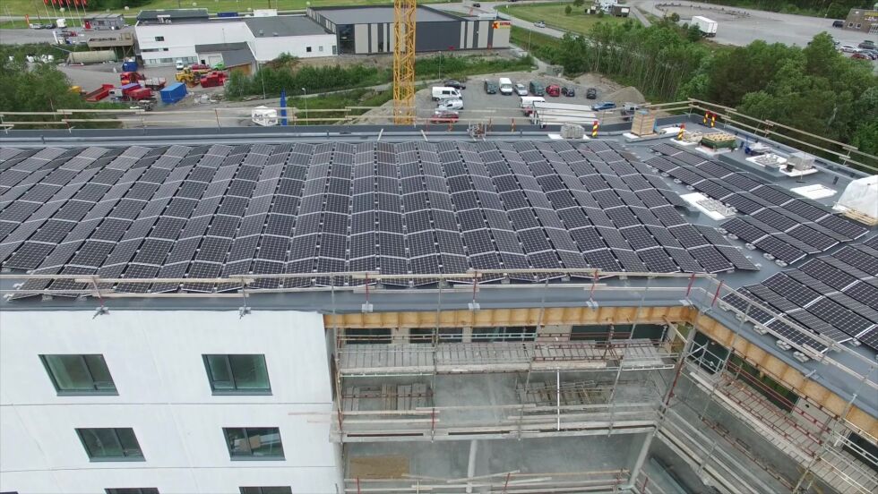 Skal samle solenergi på taket