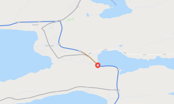 Trafikkulykke ved Engesetdalsvatnet