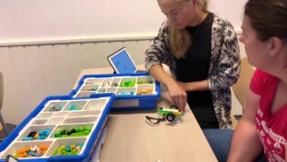 Lego-koding på Tennfjord barneskule