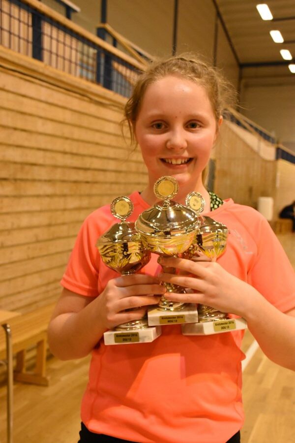 Linnea gjorde reint KM-bord