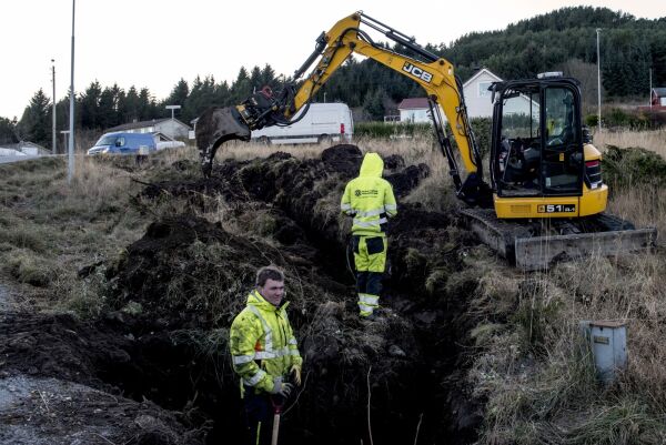 Internett via fiberkabel snart i hus