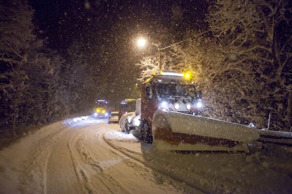Ulykkeboom i snøinferno