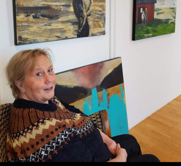 Lokal kunstnar på fyret