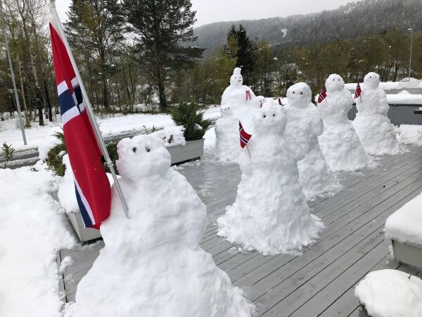 17. mai-toget i Tennfjord klar for avgang