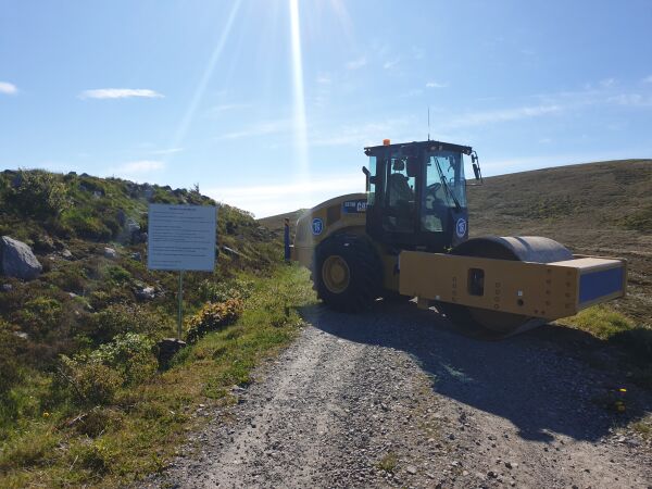 Gravinga på fjellet er i gang
