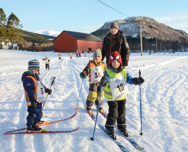Ung skiglede i Engesetdalen