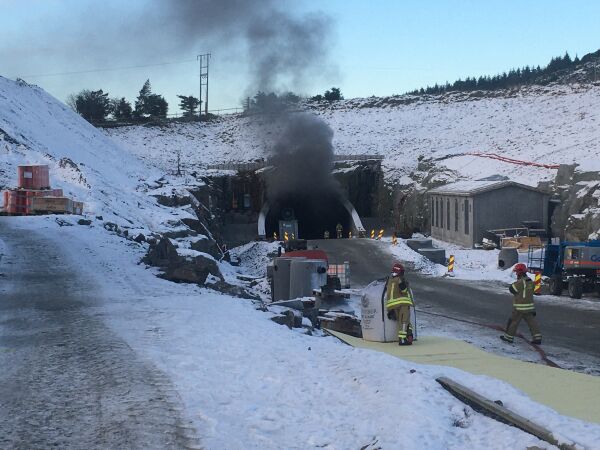Brannen i Haramsfjordtunnelen er sløkt