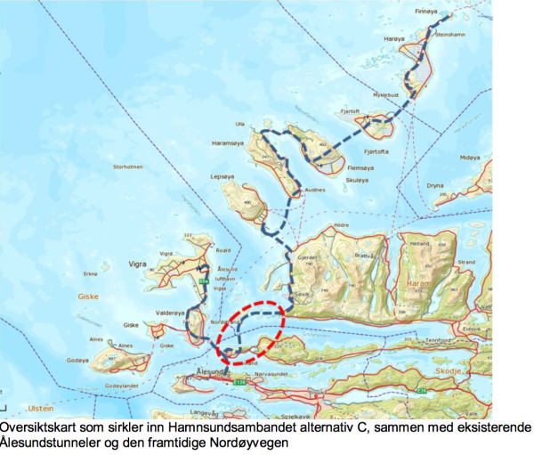 Godkjente kommunedelplan for Hamnsund-sambandet