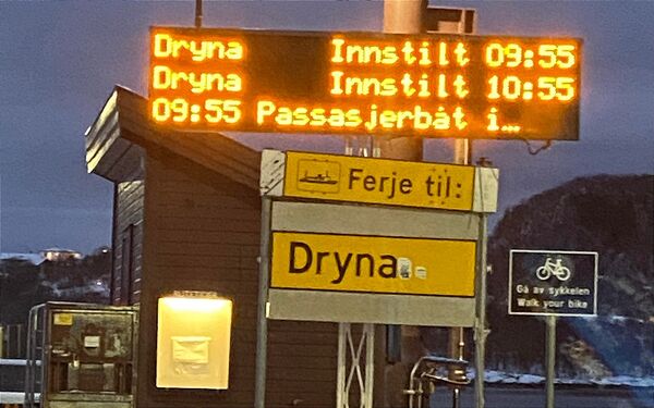 MF Haram erstatta med passasjerbåt