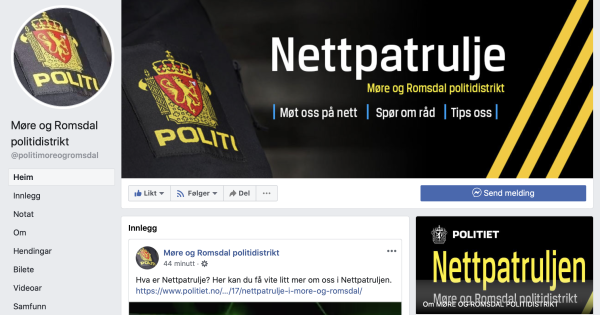 Politiet har lansert nettpatrulje