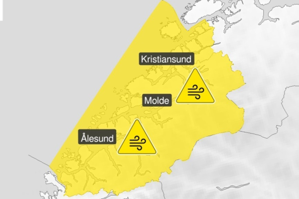 Melder kraftige vindkast - igjen