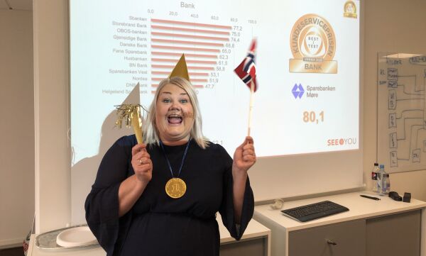Fekk kundeservicepris andre år på rad