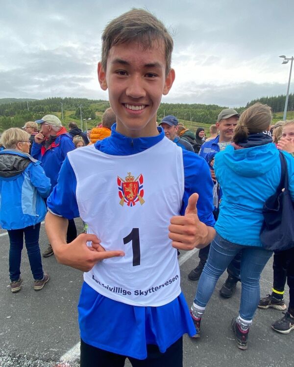 Teodor (14) vart Norgesmeister!