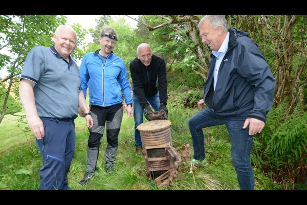 Tysk bunkeromn frå Tennfjord tatt fram i dagen